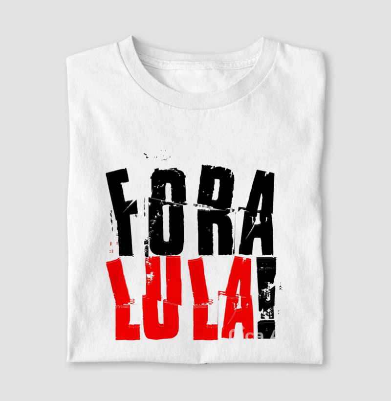 Camiseta fora Lula