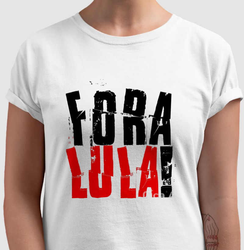 Camiseta fora Lula