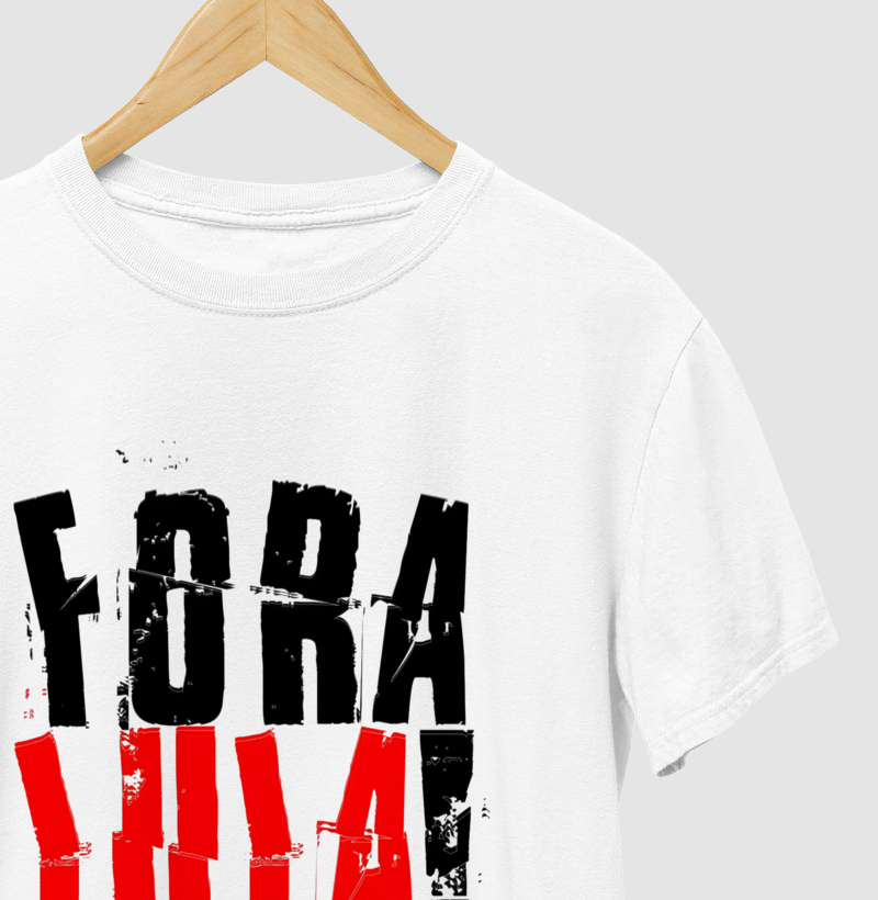 Camiseta fora Lula